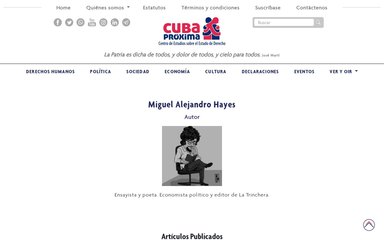 Cuba Próxima — perfil de autor