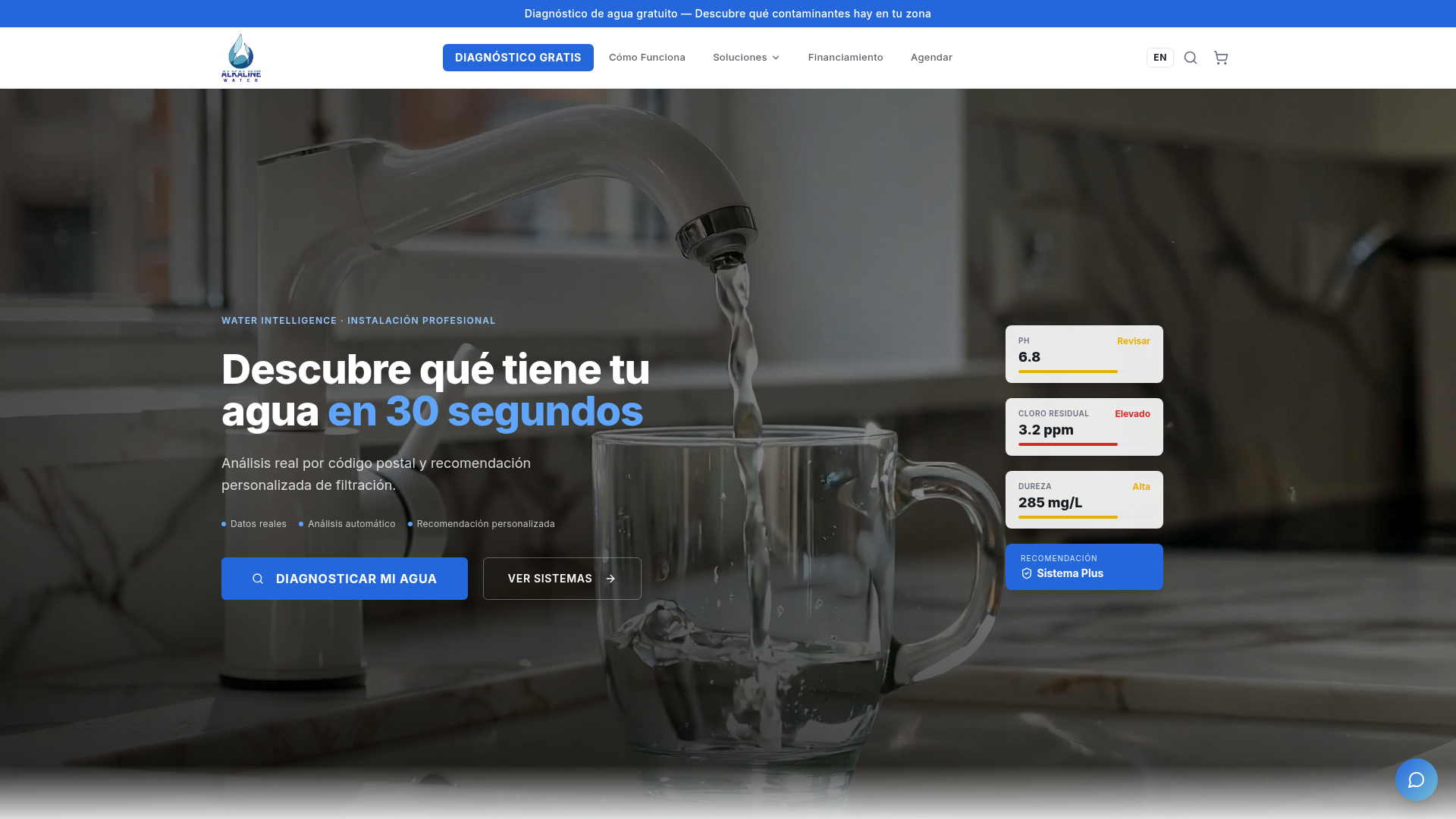 Alkaline Water FL — E-commerce · Beverages · Florida — venture built by Hayes Projects