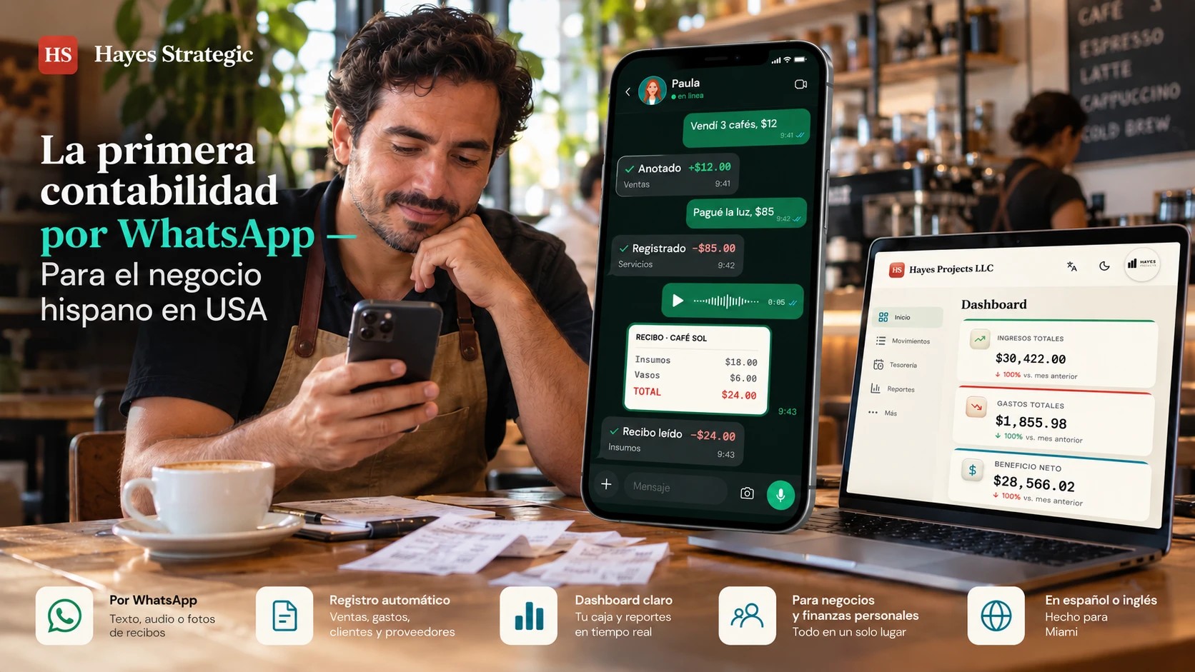 Paula: the first WhatsApp bookkeeping for the U.S. Hispanic business